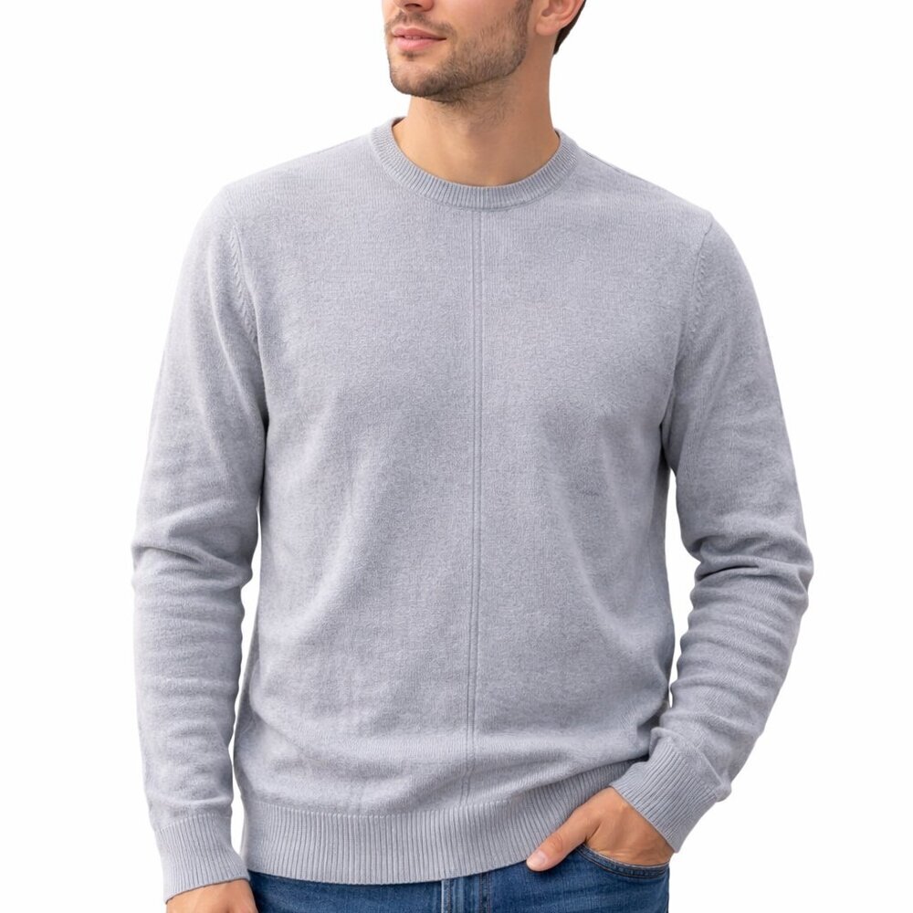 ATM Anthony Thomas Melillo Cashmere Crewneck Sweater Men's Fossil Medium